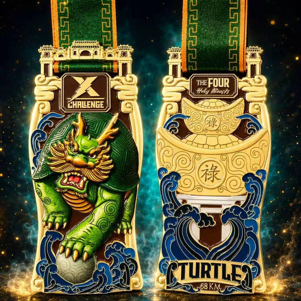 Turtle – The Four Holy Beasts Medal